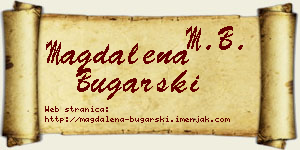 Magdalena Bugarski vizit kartica